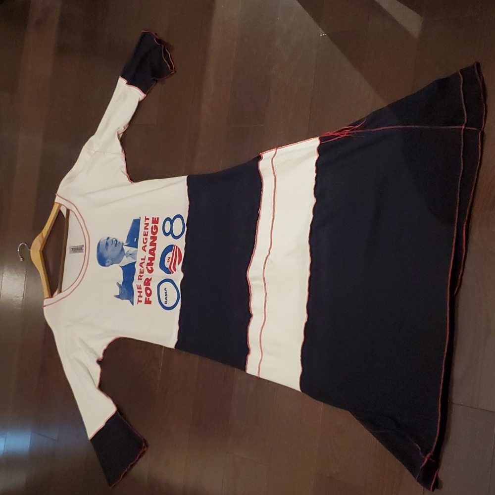 TOMA OF NEW YORK OBAMA  DRESS LARGE